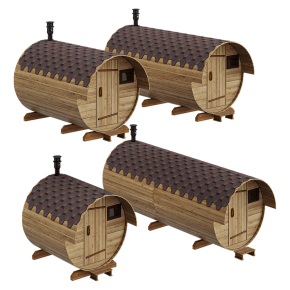Cylindrical bath (4 pcs)