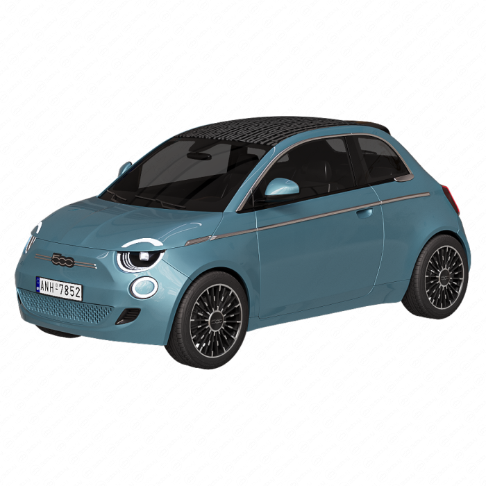 Автомобиль Fiat 500 La Prima синий