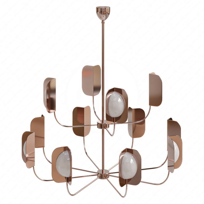 Металическая люстра от Lampadari