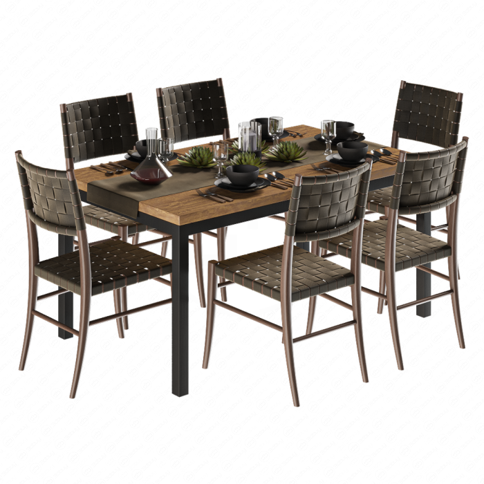 Стол и стул от Crate & Barrel