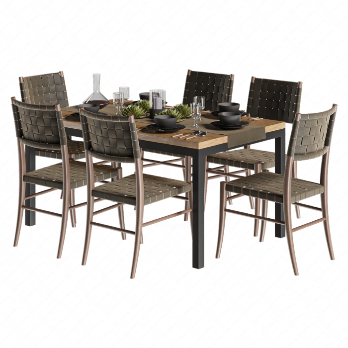 Стол и стул от Crate & Barrel