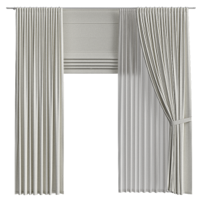 Шторы из плотного льна