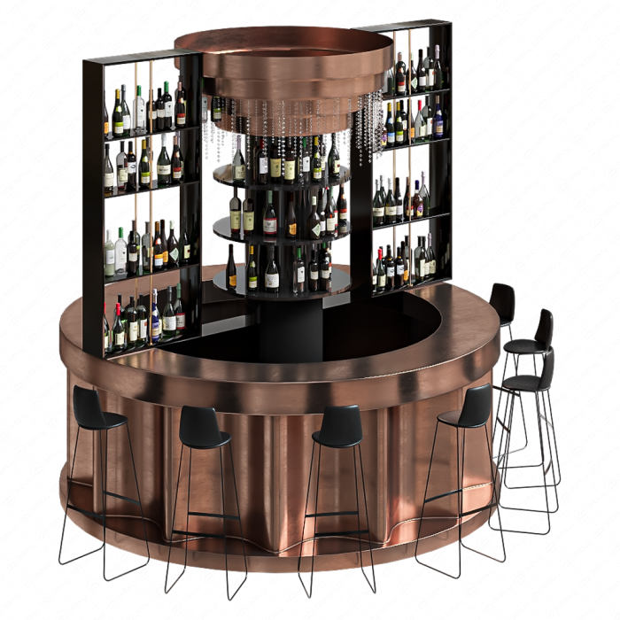 Барная стойка полукруглая