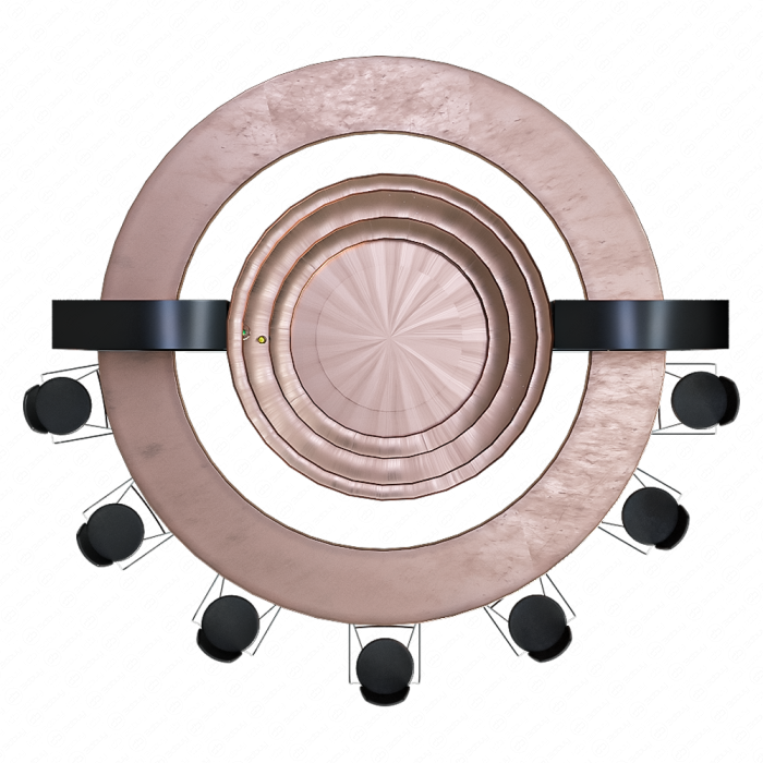 Барная стойка полукруглая