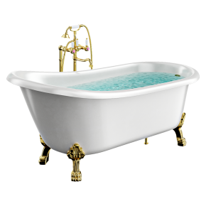 Ванна BelBagno BB04 + смеситель Cezares