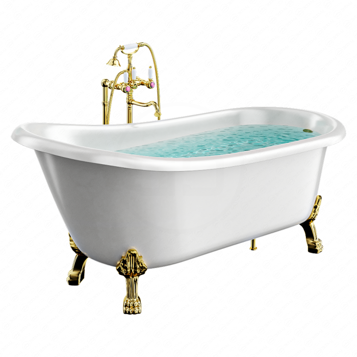 Ванна BelBagno BB04 + смеситель Cezares