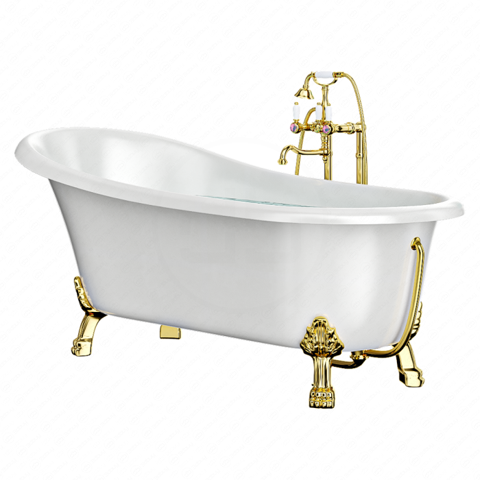 Ванна BelBagno BB04 + смеситель Cezares