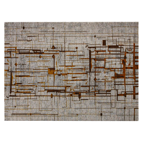 Belgian Opale rug made of viscose.