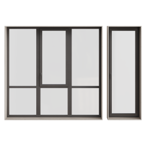 Modern panoramic windows