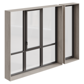Modern panoramic windows