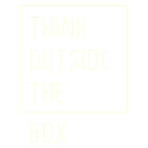Световой модуль неоновый Think outside the box