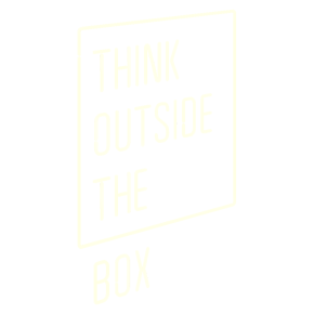 Световой модуль неоновый Think outside the box