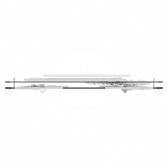 Шторы в пол двухцветные с римской бежевые