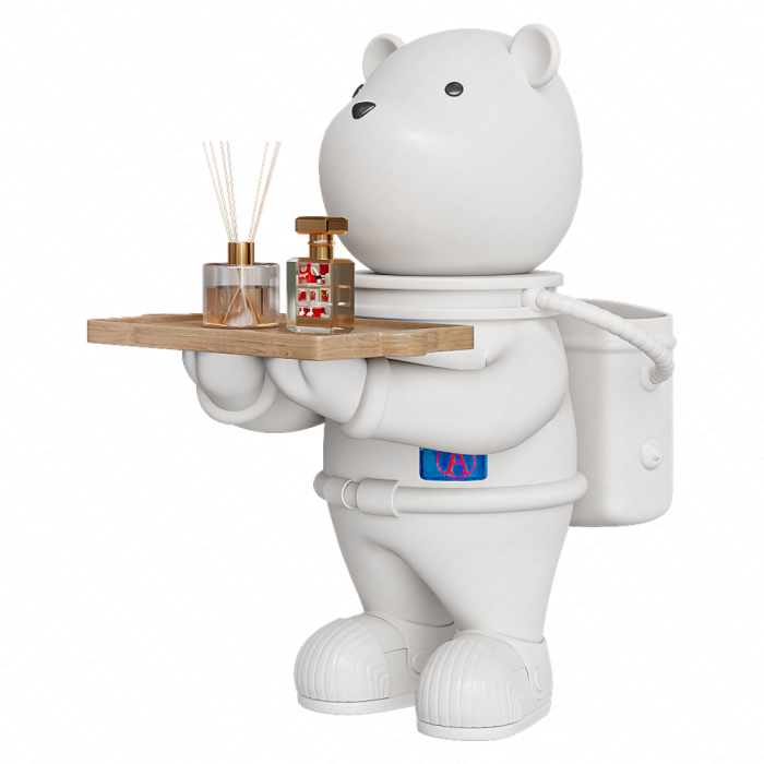Керамический космический медведь