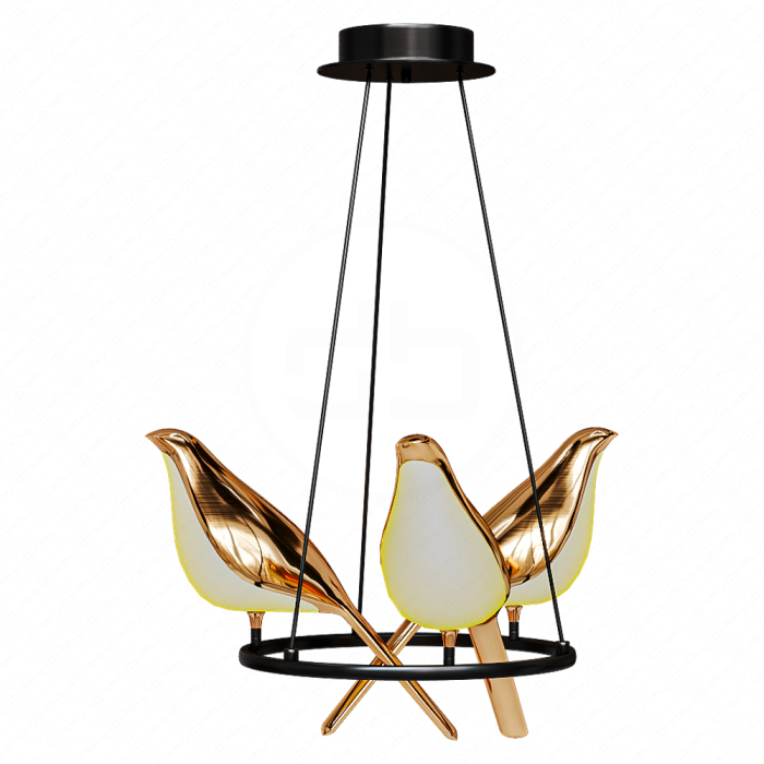 Люстра в форме птиц от NOMI 3 light Люстра в форме птиц от NOMI 3 light
