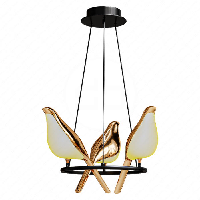 Люстра в форме птиц от NOMI 3 light Люстра в форме птиц от NOMI 3 light