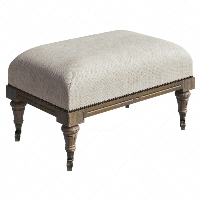 Банкетка на колесах от Restoration Hardware