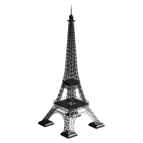 The sculpture of the Eiffel Tower