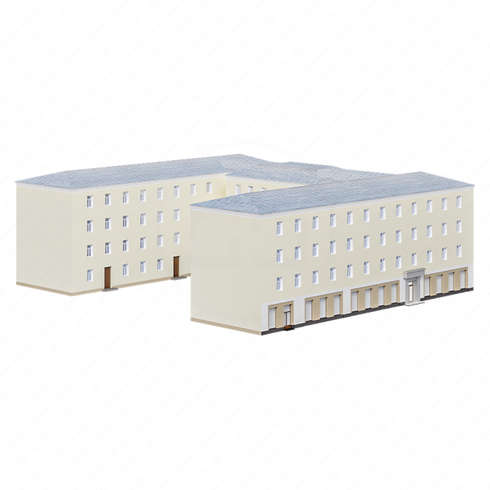 П-образный дом