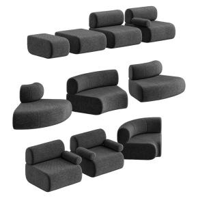 Corner sofa Track by Artifort