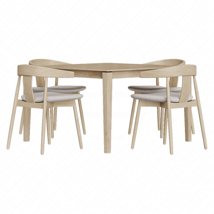 Обеденный стол и стул West Elm Wingate