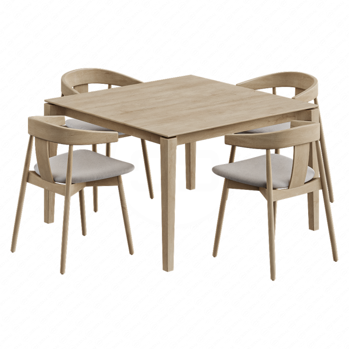 Обеденный стол и стул West Elm Wingate