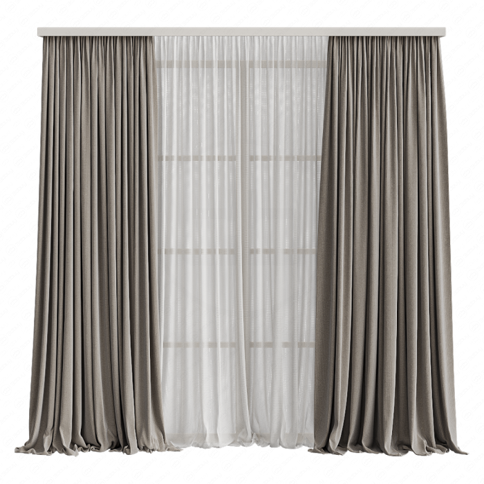 Шторы плотные светло-серые Шторы плотные светло-серые