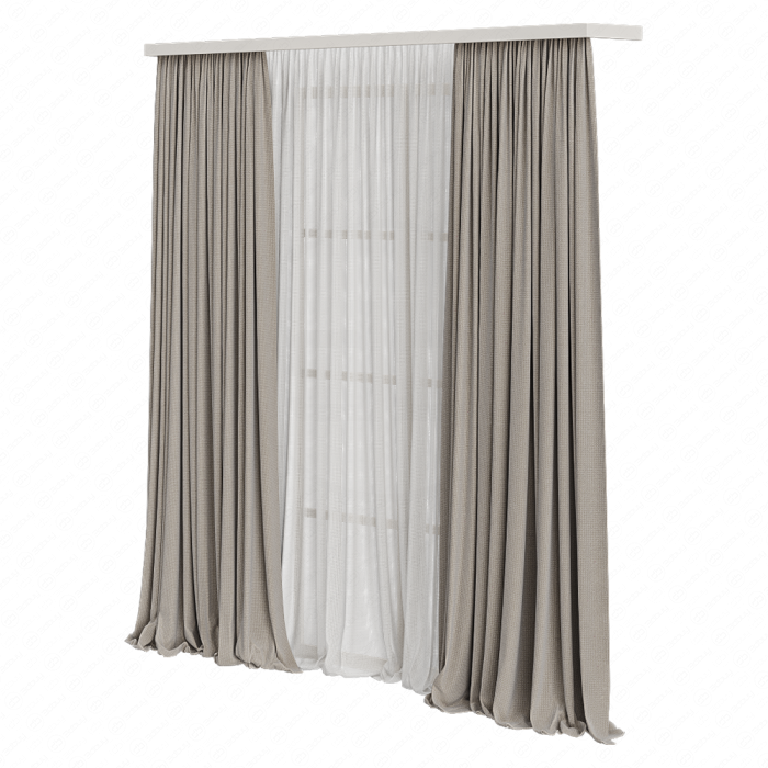 Шторы плотные светло-серые Шторы плотные светло-серые