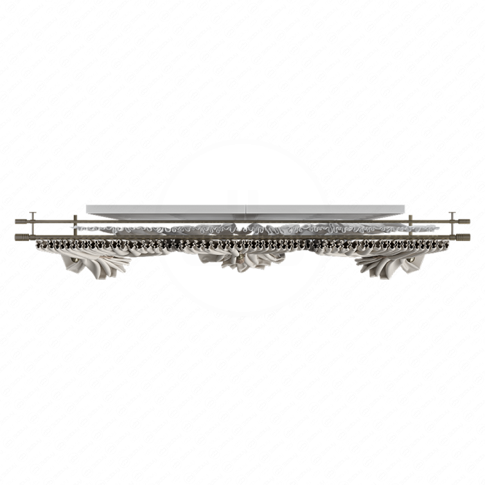 Шторы бежевые с подхватами