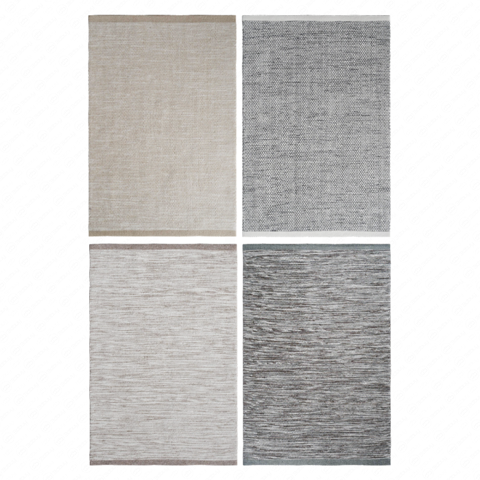 Asko Rugs By Linie Design серо коричневые ковры