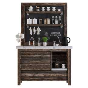 Тумба и полки Coffee Bar