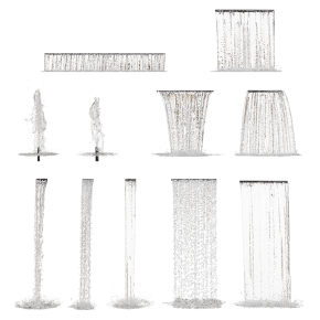 A set of water jets.