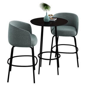 Chair and side table HighTower High Nest