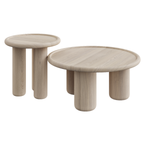 Приставной столик Nested Ash Wood Orbicular