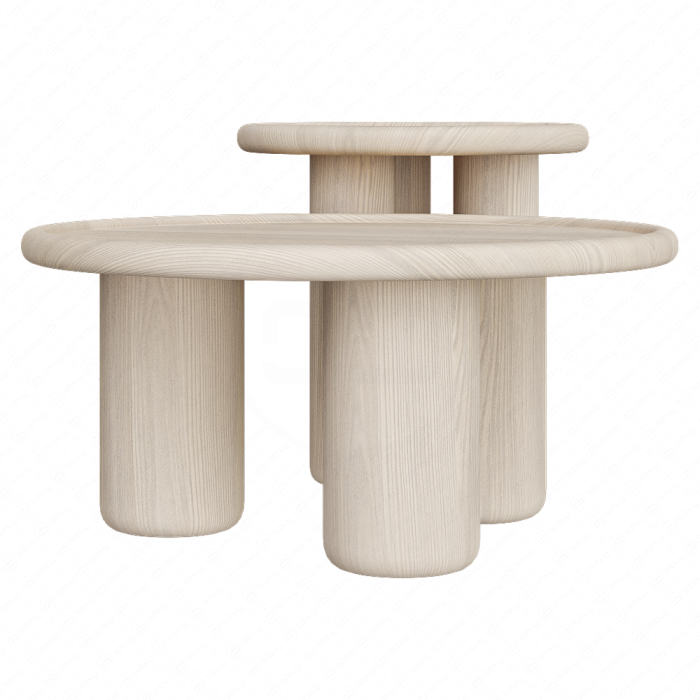 Приставной столик Nested Ash Wood Orbicular