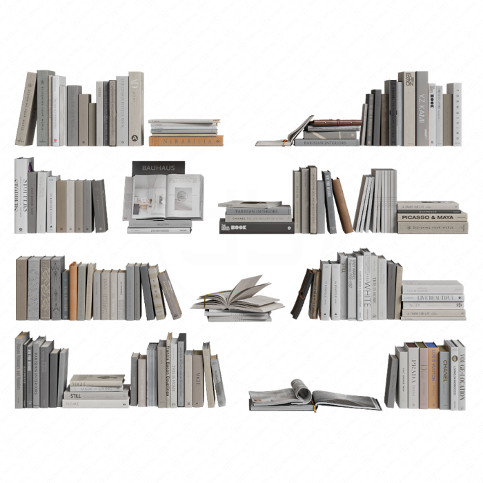 Набор книг для декора