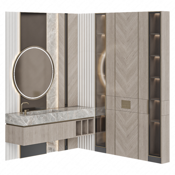 Мебель для ванной комнаты №18 Мебель для ванной комнаты №18