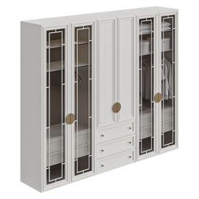 Wardrobe with decor No. 54