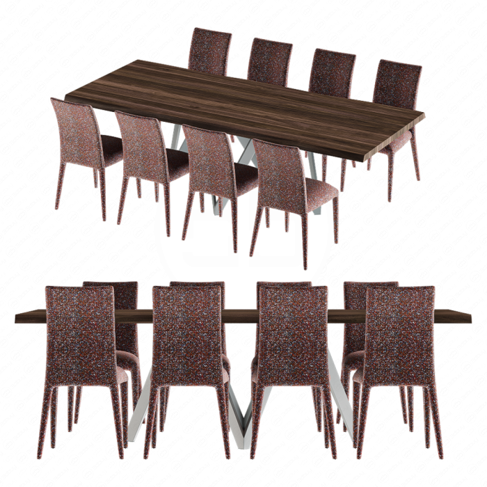 Стол и стул от Calligaris