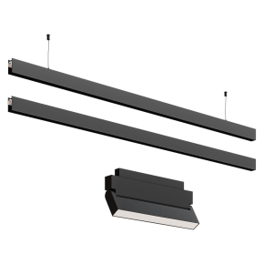 Pivoting track light by Ancard