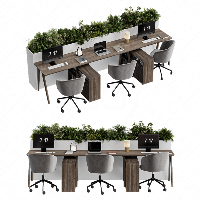Рабочее место линейное Triple