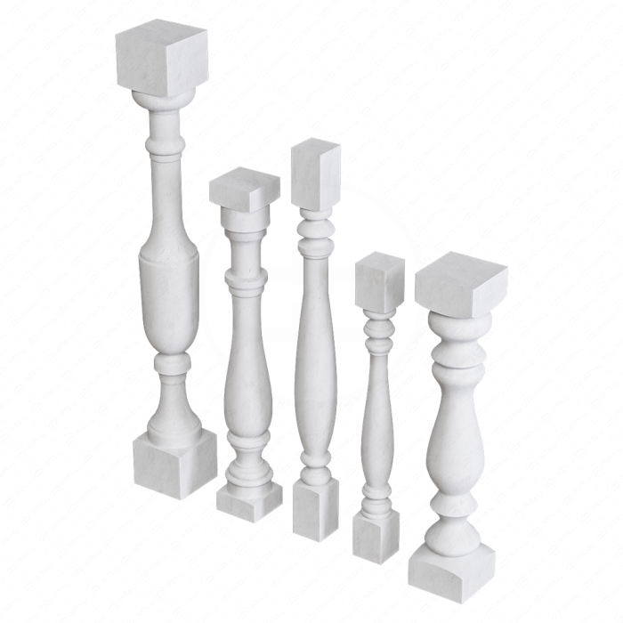 Балясины из гипса от Classic Home и Gaudi Decor