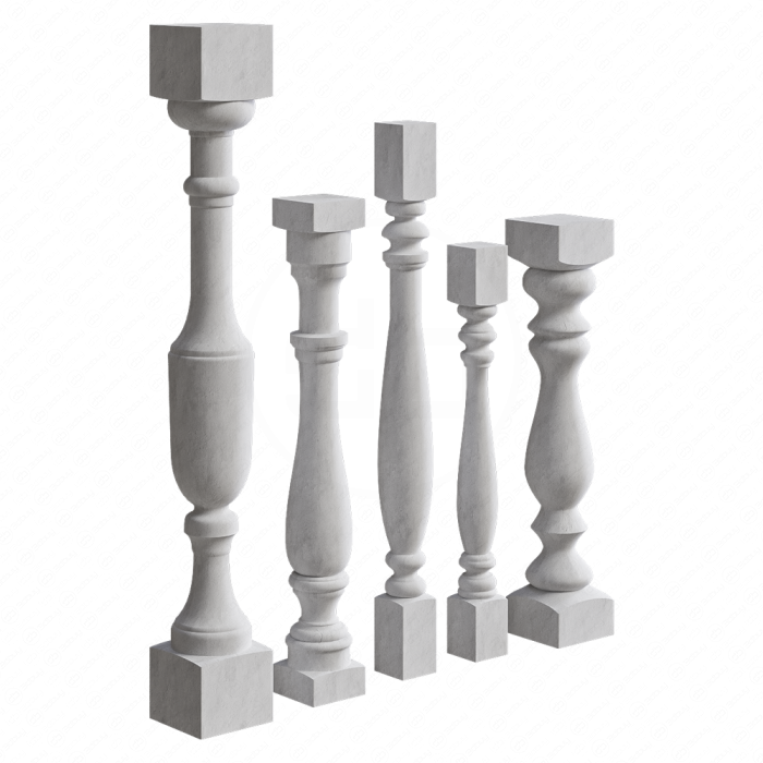 Балясины из гипса от Classic Home и Gaudi Decor