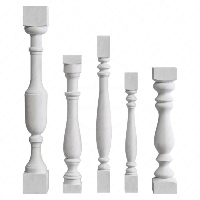 Балясины из гипса от Classic Home и Gaudi Decor