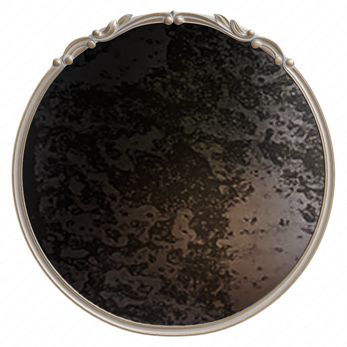 Круглое зеркало в стиле барокко Francesca