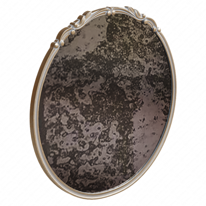 Круглое зеркало в стиле барокко Francesca