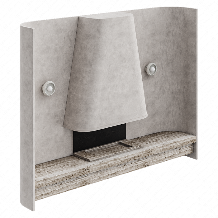 Стенка с камином Beige