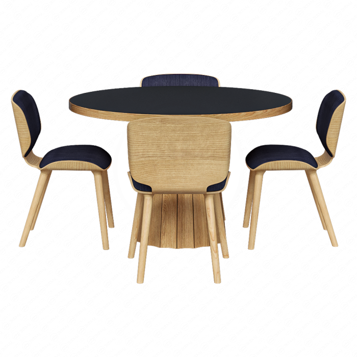 Стол со стульями от Moooi