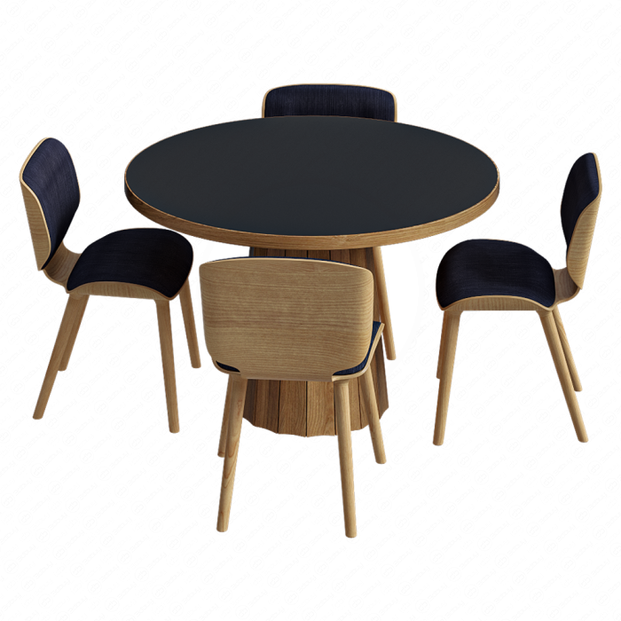 Стол со стульями от Moooi