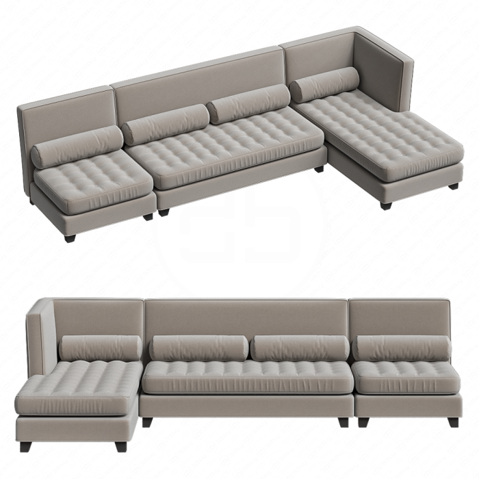 Диван Teen Rylin Tufted RH стеганый